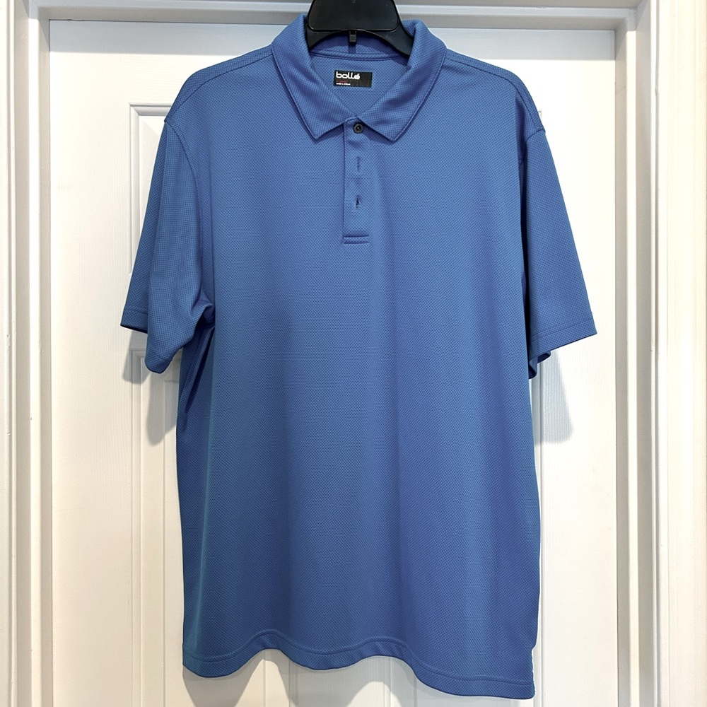 Bolle Blue Men's Golf Polo Shirt